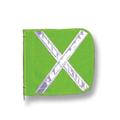 CHECKERS FS9025-16-G HD Flag,Reflexite X,16x16 In, Green