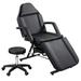 Massage Salon Tattoo Chair with Two Trays Esthetician Bed with Hydraulic Stool
