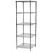 Shelving Inc. 24 d x 24 w x 72 h Chrome Wire Shelving with 5 Shelves
