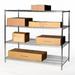 Shelving Inc. 36 d x 48 w x 72 h Chrome Wire Shelving with 4 Shelves