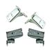 Door Hinge Upper Lower Left & Right Side Set of 4 For Ford Mercury Fits select: 1980-1996 FORD F150 1980-1997 FORD F350