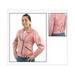 Dealer Leather Womens Pink Leather Jacket - Medium