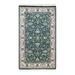 Hand-Knotted Wool Oriental Traditional Green Area Rug 3 2 x 5 5