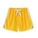 B91xZ Flowy Shorts Toddler Boys Girls Solid Sport Shorts Kids Beach Shorts Yellow Size 7 Year