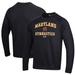 Men's Under Armour Black Maryland Terrapins Gymnastics All Day Fleece Pullover Sweatshirt