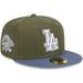 Men's New Era Olive/Blue Los Angeles Dodgers 59FIFTY Fitted Hat