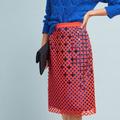 Anthropologie Skirts | Anthropologie Pankaj & Nidhi Anthropologie Penelope Skirt Ne Size Small | Color: Blue/Red | Size: S