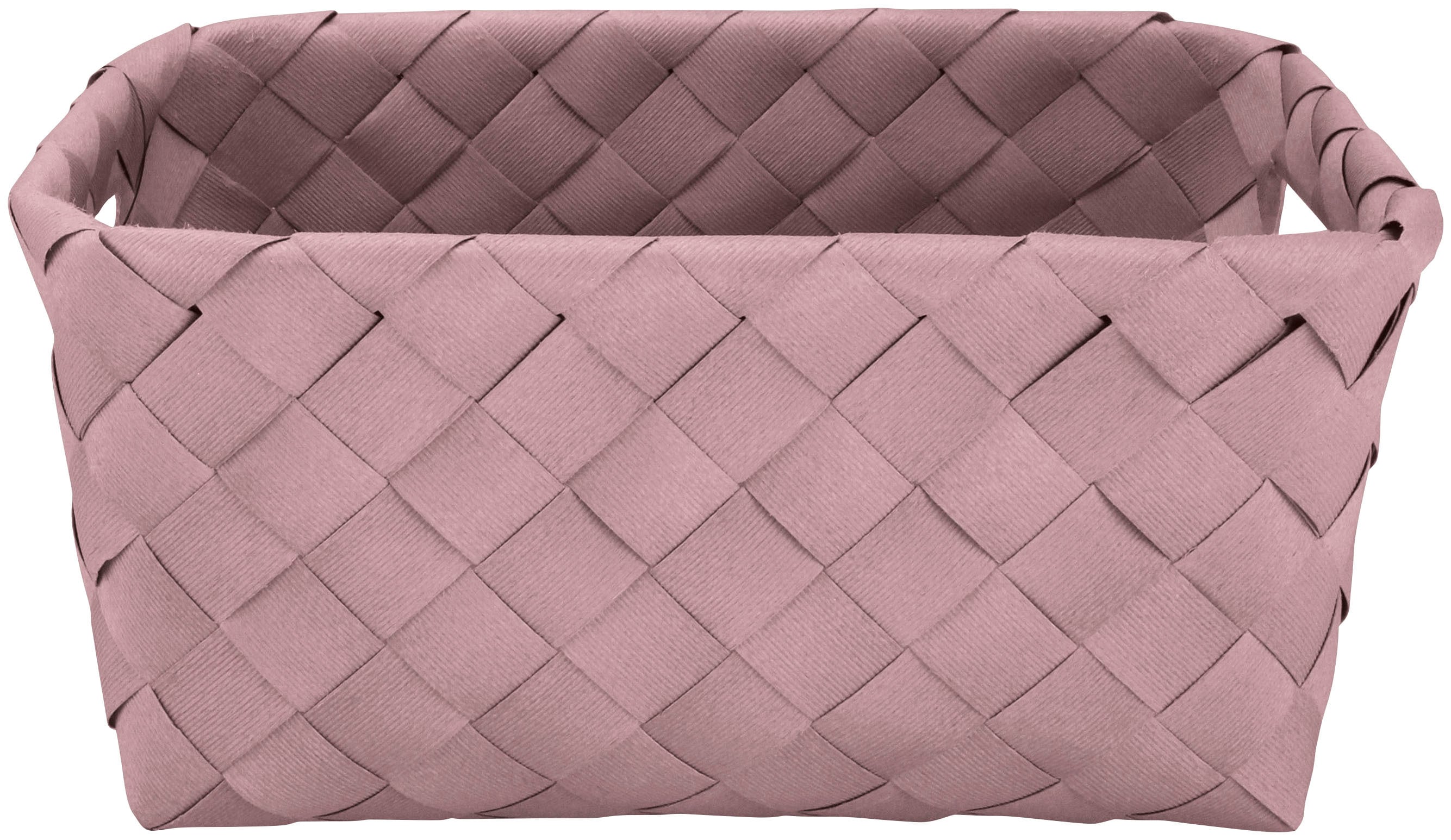 Aufbewahrungskorb KLEINE WOLKE "Aspera", rot (rouge), Polyethylen (PE), Aufbewahrungsboxen