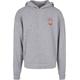 Sweater URBAN CLASSICS "Herren Big Peace Hoody" Gr. S, grau (grey) Herren Sweatshirts