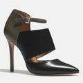 Coach Shoes | Coach Heart Heels Sz 7.5 | Color: Black/Gray | Size: 7.5