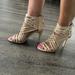 Jessica Simpson Shoes | Leather Strappy Heels | Color: Tan | Size: 9