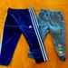 Adidas Bottoms | Boy’s Pants Bundle Adidas Navy Blue Sweatpants, Marvel Gray Sweatpants 3t | Color: Blue/Gray | Size: 3tb