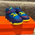 Nike Shoes | Nike Lebron Soldier Xiii Td Shoes Sneakers New Toddlers 653647 400 Boys Girls | Color: Blue/Yellow | Size: Various