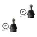 2003-2005 Lincoln Aviator Front Lower Ball Joint Set - Detroit Axle