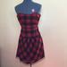 American Eagle Outfitters Dresses | American Eagle Outfitters Black And Red Tartan And Raw Edge Tulle Dress Size 4 | Color: Black/Red | Size: 4