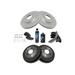 1997-2001 Honda CRV Front and Rear Brake Pad Rotor Shoe Drum Kit - TRQ BKA22104