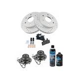 1995 Chevrolet K2500 Front Brake Pad and Rotor and Wheel Hub Kit - TRQ