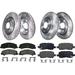 2012-2013 Chevrolet Impala Front and Rear Brake Pad and Rotor Kit - Detroit Axle