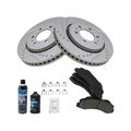 2010-2017 Ford F150 Front Brake Pad and Rotor Kit - TRQ BKA15814