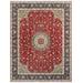 "Pasargad Home Baku Collection Hand-Knotted Silk & Wool Area Rug- 9'10"" X 13' 2"" - Pasargad Home 025762"