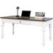Rustic Wood Writing Desk, Writing Table, Office Desk, White