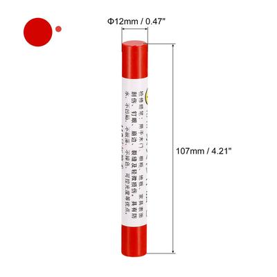 Furniture Repair Crayons Wax Filler Stick, 5Pcs Touch Up Pen Markers, Red