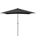 10' x 6' Rectangular Outdoor Patio Umbrella with Crank Opening