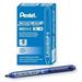 Pentel Retractable Handy-Line S-Permanent Markers Fine Point Blue 12-Count (NXS15-C)