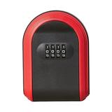 Box Key Cabinet Organizer Locking Digital Wall Mounted Key Storage Box for Emergency Entry Indoor Outdoor Valets Realtors Hotels Red