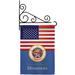 US Minnesota Garden Flag - Set Wall Holder Regional States United State American Country Particular Area - House Decoration Banner Small Yard Gift Double-Sided Made In USA 13 X 18.5