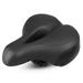 Comfort Wide Big Bum Bike Bicycle Extra Pad Soft Seat Saddle