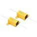 Uxcell 5W 56 Ohm Aluminum Shell Resistor Housing Resistor Housed Case Wirewound Resistors Power Resistor 2 Pack