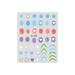 SEMIMAY Powder Blusher Peach Heart Love Gradient Nail Enhancement Sticker Heart Nail Art Stickers Gift 3D Design Nail Decoration Self Adhesive Nail Stickers Fingernail Decoration For Women