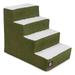 Majestic Pet Villa Pet Stairs 4 Steps Fern Machine Washable Removable Cover 24 x 16 x 20