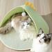 Visland Cat Bed for Indoor Cats Cat Bed Cave - Cat Tent Cat Houses Cat Hut Cat Cave Outdoor Cat Tent Beds Pet Cooling Mat