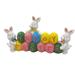 WQJNWEQ Clearance Easter Table Decorations Easter Resin Bunnies Tabletopper Ornaments Cute Spring Rabbit Statue Centerpieces Decor for Party Home Holiday