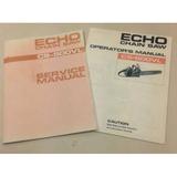 Echo Chain Saw Cs-500Vl Service & Operators Owners Manual Shop Repair 2 Stroke