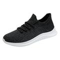 KaLI_store Work Shoes for Men Men s Running Shoes Air Low Top Shoes for Men Basketball Sneakers Fashion Tennis Sport Fitness Cross Trainers Black 12