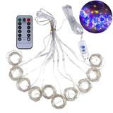 Welling 300LED 3x3Meter Curtain Strings Light USB 8-Mode Fairy Lamp with Remote Control