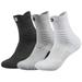 3 Pairs Mens Athletic Socks Performance Thick Cushioned Basketball Training Compression Quarter Crew Socks