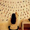 Clearance!50 Led Photo Clips String Lights (17Ft Warm White) for Hanging Pictures Cards Artwork Decorations