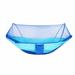 Camping Hammock Mosquito Net Portable Hammock with Net Single or Double Hammock Tent for Travel Camping Camping Accessories for Indoor Outdoor Hiking Backpacking Backyard Beachï¼ŒlightBlue