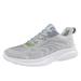 KaLI_store Tennis Shoes Womens Womens Running Shoes Tennis Sneakers Sports Walking Shoes Grey 8.5