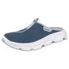 Badesandale SALOMON "REELAX SLIDE 6.0", Gr. 48, blau (rauchblau), Textil, sportlich, Schuhe Clog, Erholungsschuhe