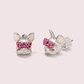 Kate Spade Jewelry | Kate Spade | Francois French Bulldog Earrings | Color: Pink/Silver | Size: Os
