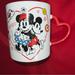Disney Dining | Disney Mickey Minnie Mouse X X Love Mug Red Handle/ Inside White Nwt | Color: Red/White | Size: Os