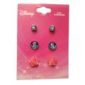 Disney Accessories | B2g1 Disney Minnie Mouse 3 Piece Stud Earrings | Color: Pink/Silver | Size: Osbb