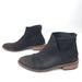 Free People Shoes | Free People Century Ankle Boots Black Suede Leather Booties Shoes Size 37 Us 7 | Color: Black | Size: 7