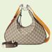 Gucci Bags | Gucci Attache Large Shoulder Bag In Beige And Ebony Supreme | Color: Brown/Tan | Size: Large