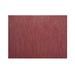 Black 48 x 35 x 0.15 in Area Rug - Chilewich Bamboo Machine Woven Terrastrand Yarns Indoor/Outdoor Area Rug in Cranberry/Gray | Wayfair 200102-009